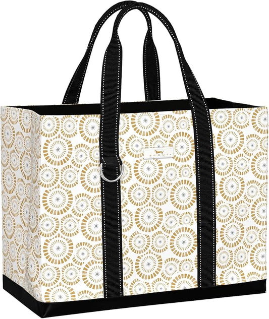 SCOUT Original Deano Tote Large - Durable Lightweight Open Top Beach, Pool & Lake Bag, Inside Zip Pocket, Folds Flat