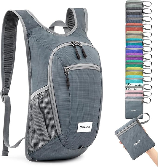 G4Free 10L/15L Hiking Backpack Lightweight Packable Hiking Daypack Small Travel Outdoor Foldable Shoulder Bag