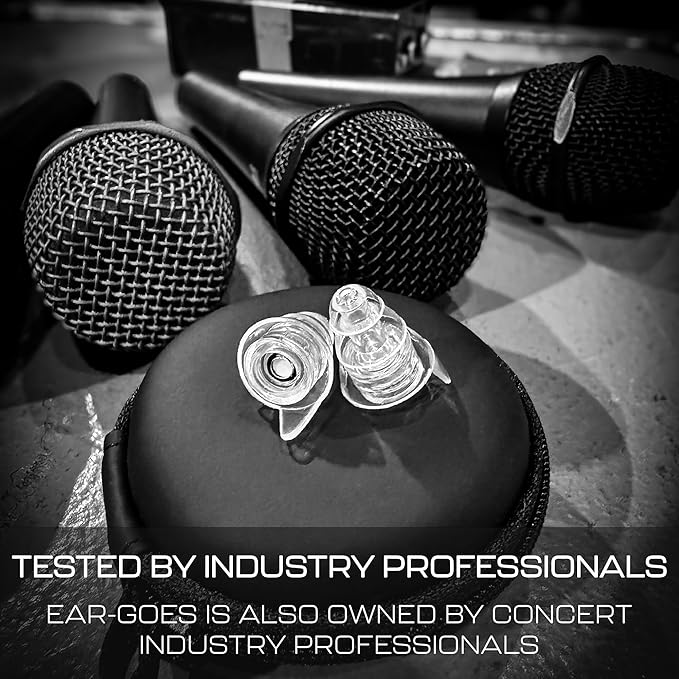 X15 High Fidelity Earplugs – Reusable Hearing Protection with Two Sizes – Concerts, Festivals, Musicians, Motorcycles, and Travel – 15 dB Noise Reduction – Clear & Comfortable
