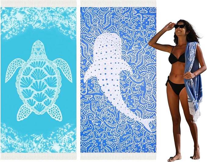 Thin Turkish Beach Towel Quick Dry Absorbent Cotton Lightweight Bath Pool Towels Extra Large Oversized Sand Free Beach Stuff Cloud Adults Gift
