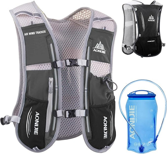 Azarxis Running Water Bottles Flask BPA Free Leakproof Hydration Vest Packs Waist Belt Replacement for Triathlon Marathon Hiking Cycling Climbing Runner