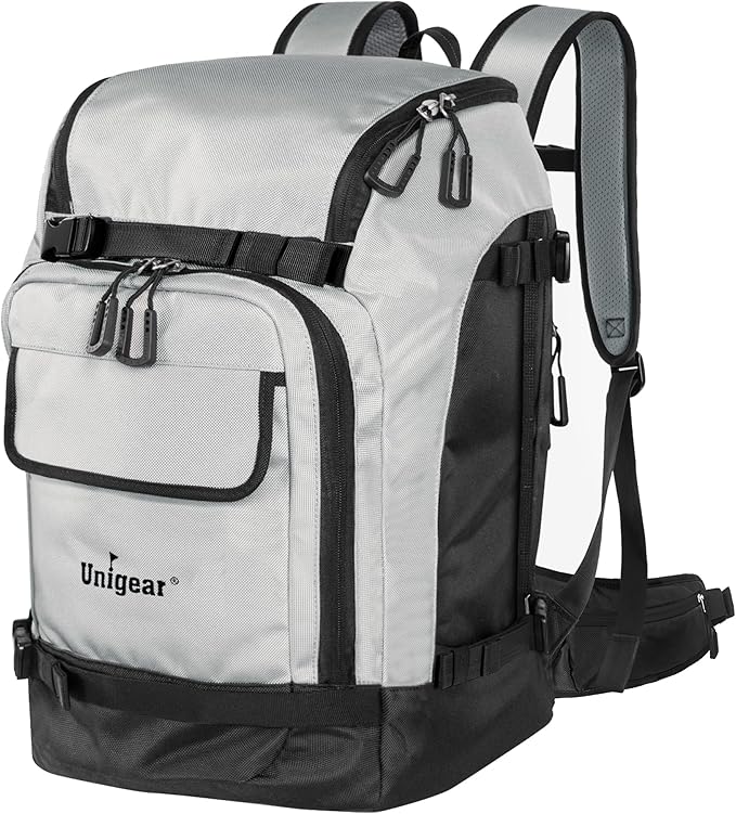 Unigear Ski Boot Bag Backpack for Helmet 50L/70L, Goggles, Gloves, Skis, Snowboard & Accessories