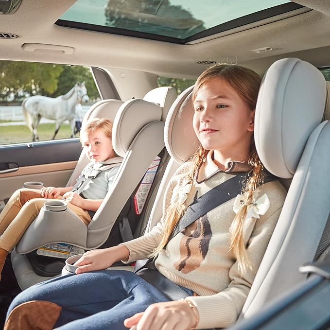 Maxi-COSI Pria 3-in-1 Convertible Car Seat, Infant to Toddler Car Seat, Easy-Install Harness, Machine-Washable Cover, 5-100 lbs, Seafaring