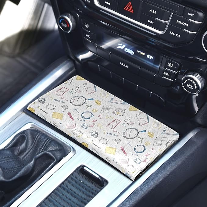 Bolaz Notebook Car Registration and Insurance Holder Leather Vehicle Document Glove Box Organizer for License Cards Accessories