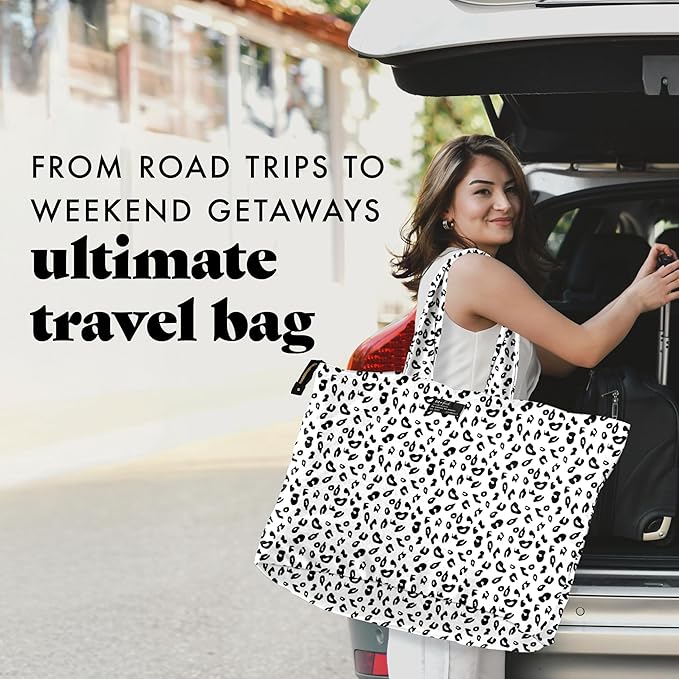 Fit & Fresh Large Beach Bag for Women - Extra Large Travel Tote With Pockets