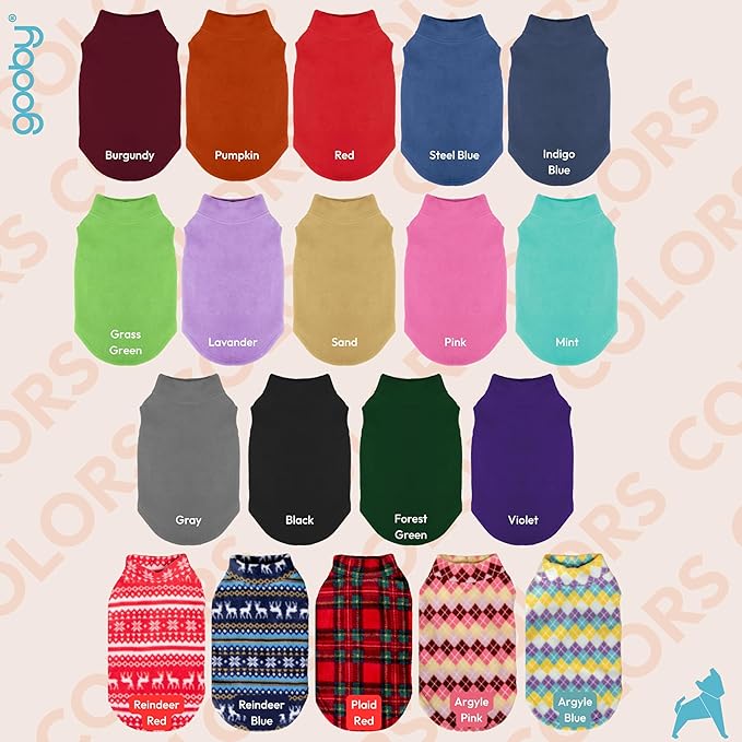 Gooby - Stretch Fleece Vest, Pullover Fleece Vest Jacket Sweater for Dogs, Grass Green, 4X-Large