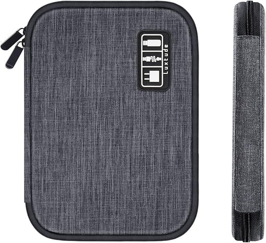 Luxtude Cord Organizer Bag, Travel Cable Organizer Bag, Electronic Organizer Travel Case for Chargers and Cords, Tech Bag & Charger Case, Flying Essentials for Electronics Items/USB,etc