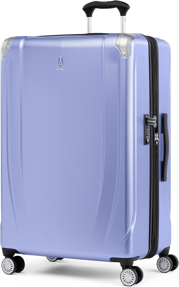 Travelpro Pathways 3 Hardside Expandable Luggage, 8 Spinner Wheels, Lightweight Hard Shell Suitcase, Checked Large 28 Inch, Persian Violet