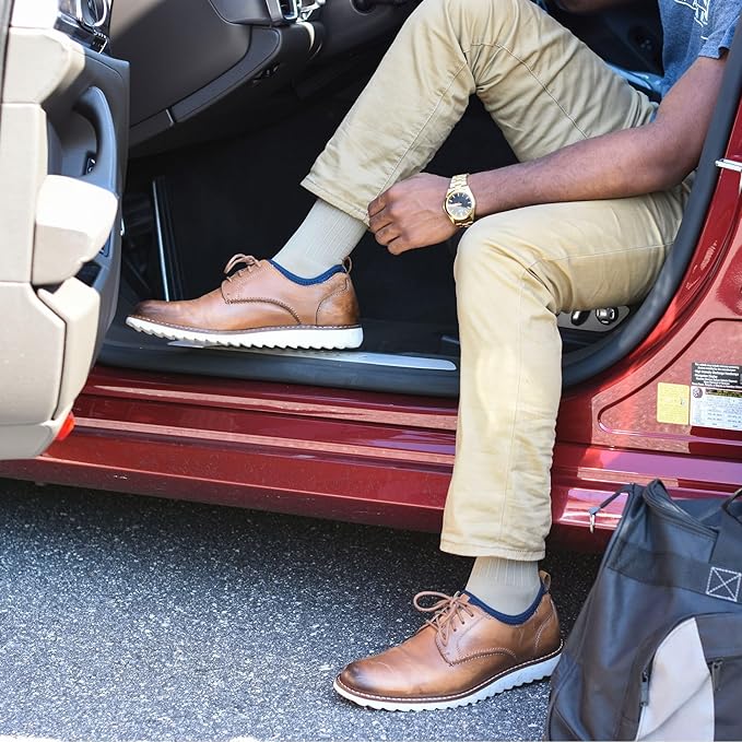 Medical Grade Compression Socks for Men & Women 15-20 mmHg by OrthoSleeve (Black, X-Large)