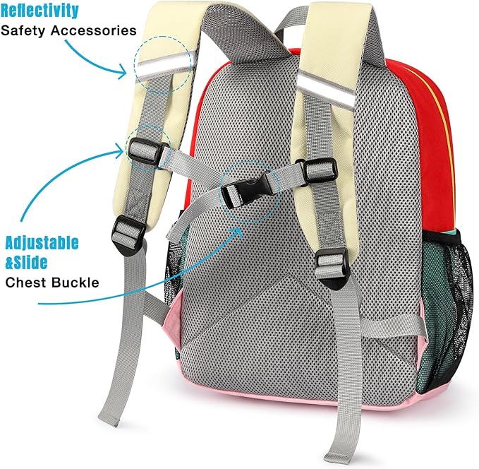 STEAMEDBUN Kids Backpack for Girls,Kindergarten Backpack for Toddler Girls Age 3-6