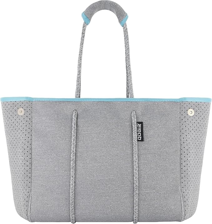 QOGiR Neoprene Multipurpose Beach Bag Tote with Inner Zipper Pocket … … … …