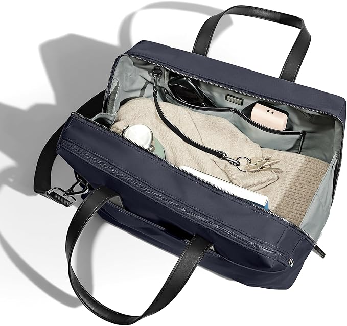 Away Everywhere Bag, Padded Laptop Sleeve, Water Resistant For Every Day Use, Removable Shoulder Strap, Daily Work Bag, Travel Essential Approved Personal Item, Navy Blue