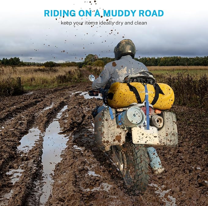 Gonex 40L 60L 80L Extra Large Waterproof Duffle Travel Dry Duffel Bag Heavy Duty Bag with Durable Straps & Handles for Kayaking Paddleboarding Boating Rafting Fishing