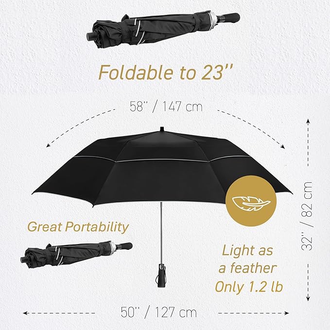 EEZ-Y Folding Golf Umbrella