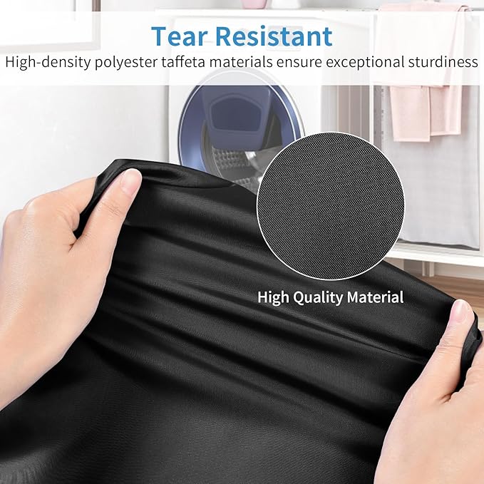 OTraki Large Laundry Bag 28x40 inch Heavy Duty Laundry Hamper Line Bag Dirty Clothes Organizer Drawstring Laundry Bag Machine Washable for Camp Home Tral Dorm Black