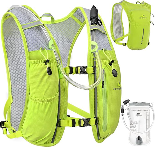 N NEVO RHINO Running Vest, Lightweight Hydration Vest, Insulated Water Backpack with 1.5L Water Bladder for Hiking, Trail, Running,Marathons,Cycling