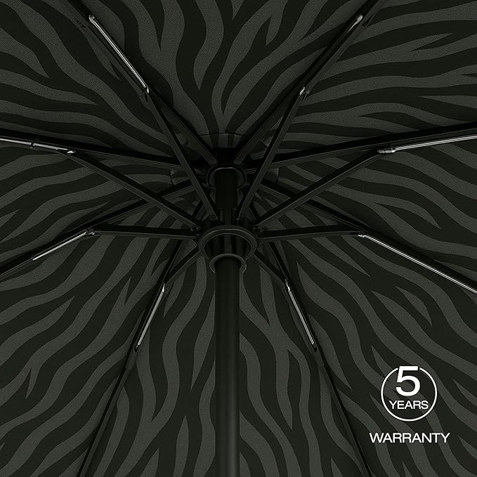 Knirps A.200 Medium Duomatic Windproof Umbrella for Adults – Automatic Open Close 38.5" Canopy, Travel Case Included