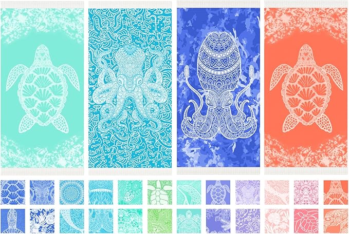 Thin Turkish Beach Towel Lightweight Soft Cotton Extra Large XL Oversized Sand Free Sandproof Absorbent Quick Dry Towels Cloud Bath Pool Travel Compact Essentials Accessories for Adult Gifts