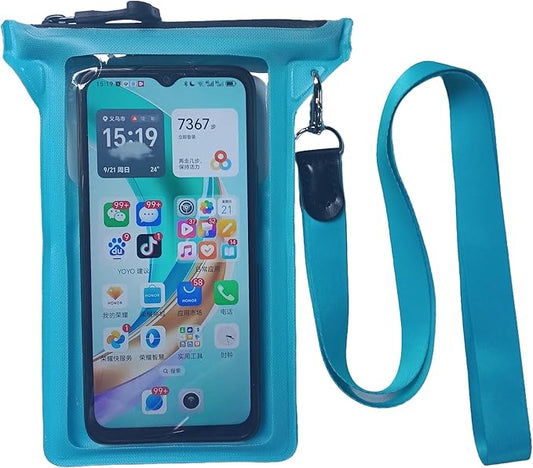 Waterproof Phone Pouch, Waterproof Phone Case, for iPhone 17 16 15 14 Pro Max，IPX8 Waterproof Rating, airtight Zipper Seal
