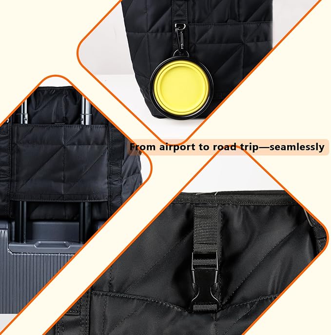 Dog Carriers for Small Dogs Pet Carrier Purse for Puppy and Cats Up to 10 lbs Stylish Tote Bag with Pockets Adjustable Shoulder Strap for Travel/Shopping