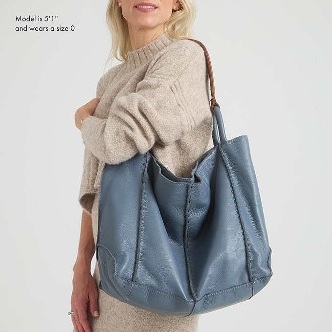 The Sak Los Feliz Large Tote Bag - Woman's Purse For Everyday, Travel, Beach Bag - Roomy Handbag With Shoulder Bag Strap