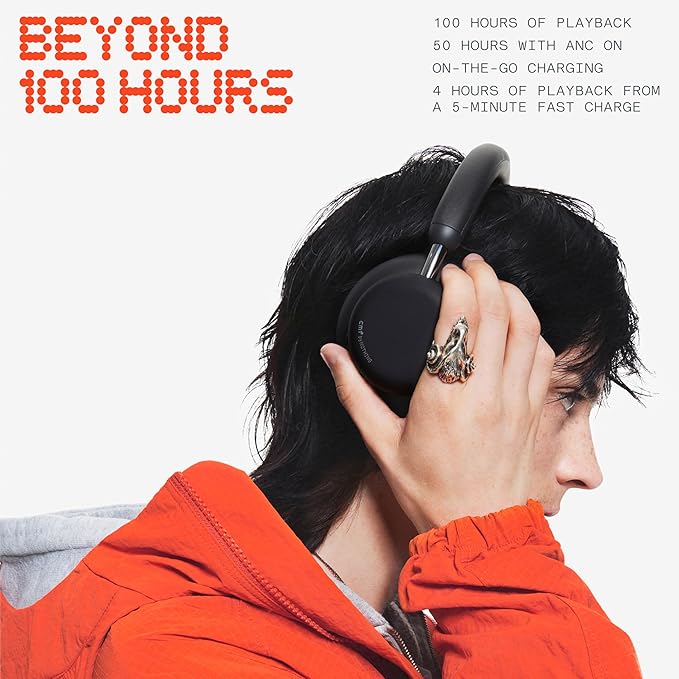 CMF by Nothing Headphone Pro Active Noise Canceling Wireless Headphones Bluetooth 5.4 Over The Ear Headset, 50H ANC Playtime, Bass&Treble Slider, Custom EQ&Spatial Audio, Hi-Res LDAC, Dark Grey