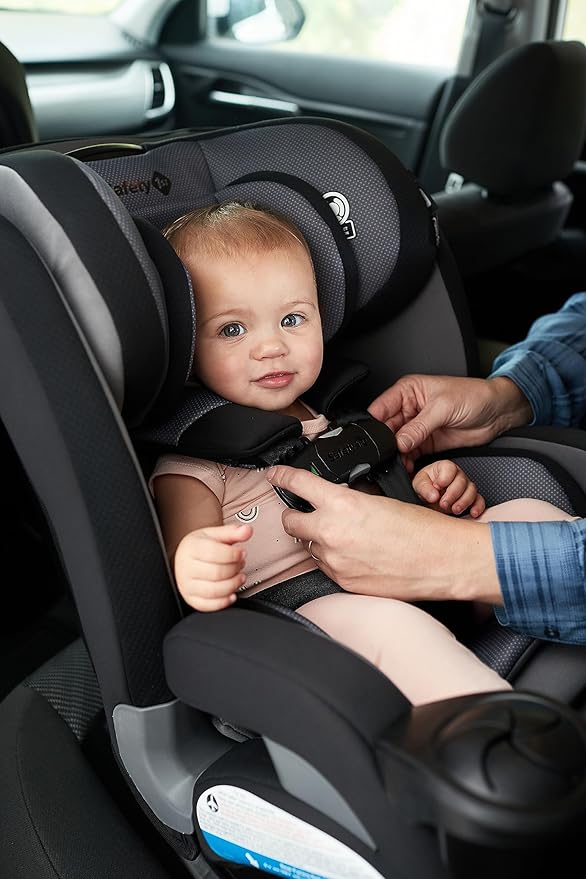 Safety 1st Everslim DLX Slim Convertible Car Seat– A 4-in-1 Convertible Child Safety Car Seats; Baby Car Seats for 5-100 lbs, Dunes Edge
