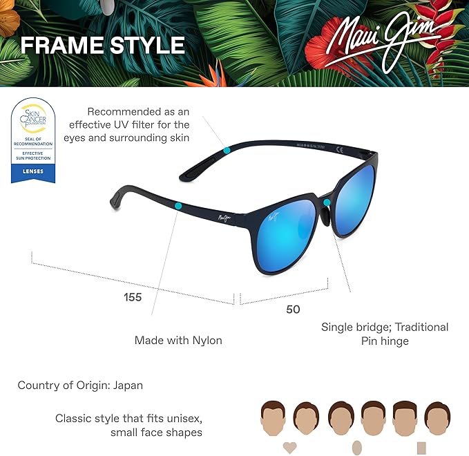 Maui Jim Polarized Men's and Women's Wailua Classic Sunglasses