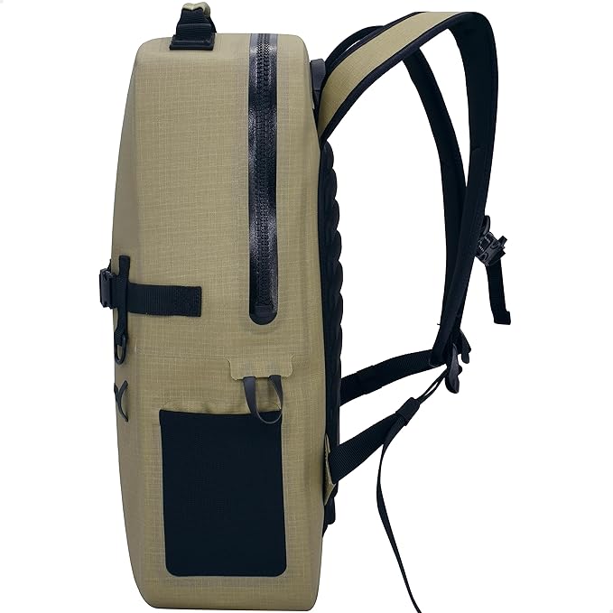 Breakwater Supply™ Waterproof IP68 Submersible Backpack with Airtight Zippers | Laptop Travel Outdoors | Fogland 25L 20L 15L