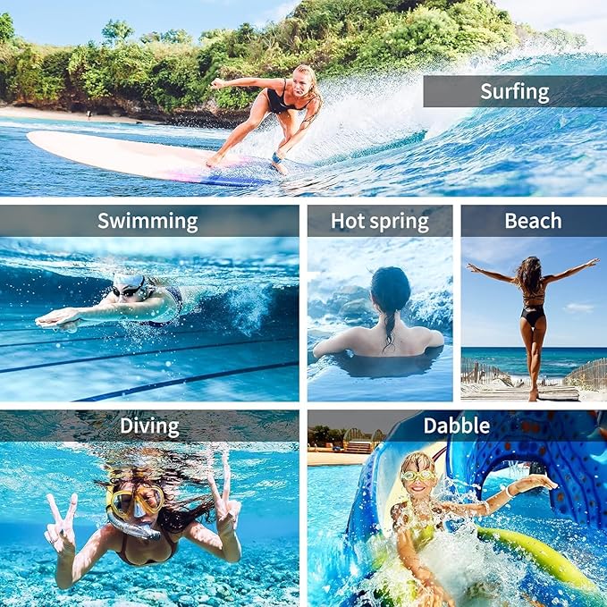 SYNCWIRE Waterproof Phone Pouch [2-Pack] - Universal IPX8 Waterproof Phone Case Dry Bag with Lanyard Compatible with iPhone 15/14/13/12/11 Pro Max SE XS XR X Samsung S23 S22 and More Up to 7 Inches