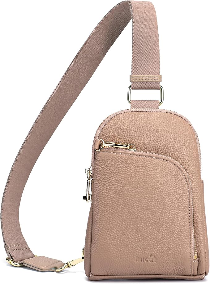 INICAT RFID Blocking Sling Bag Anti Theft Crossbody Bags Women Valentine's Day Gifts Travel Purses Vegan Leather