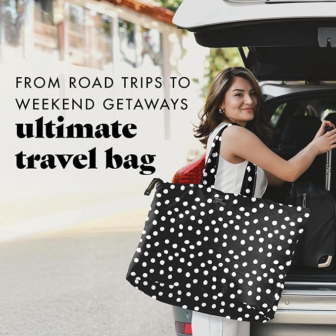 Fit & Fresh Large Beach Bag for Women - Extra Large Travel Tote With Pockets