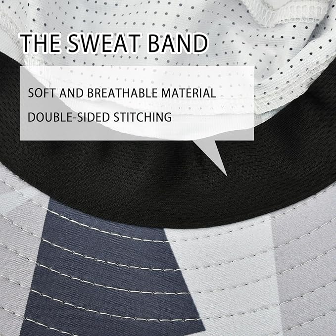 Sun Hats for Men Women Fishing Hat UPF 50+ Breathable Wide Brim Bucket Hats Summer UV Protection Safari Hat with Neck Flap