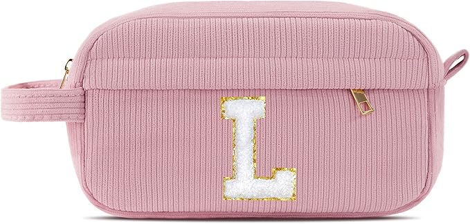 Pocmimut Birthday Gifts for 3 4 5 6 7 8 9 10 11 12 13 Year Old Girls,Personalized Makeup bag Cute Cosmetic Pouch Birthday Gifts for Girls Daughter Sister Friend Girlfrend,L