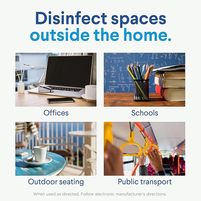 Clorox Disinfecting Wipes To Go Pack, Bleach Free, Fresh Scent, 9 Count, Pack of 24 (Pack May Vary)