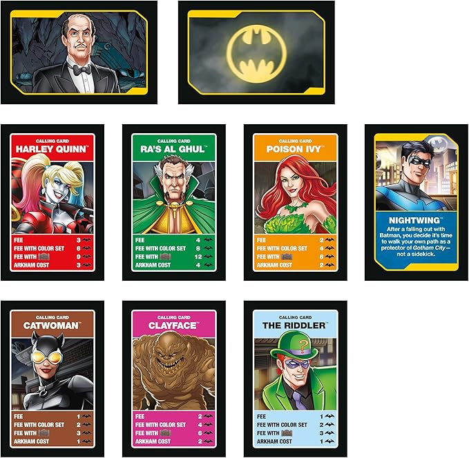 Monopoly Batman Edition Board Game | Monopoly Game for Batman Fans | Ages 8 and Up | 2 to 4 Players | Family Games | Strategy Games for Kids and Adults (Amazon Exclusive)