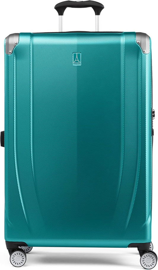 Travelpro Pathways 3 Hardside Expandable Luggage, 8 Spinner Wheels, Lightweight Hard Shell Suitcase, Checked Large 28 Inch, Kayak