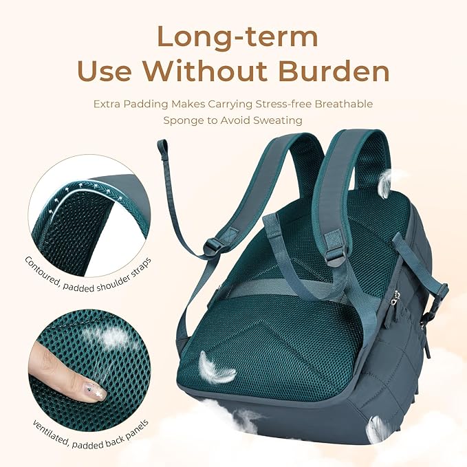 CLUCI 17.3 Inch Laptop Backpack for Women, Anti Theft Travel Backpack, Puffer Quilted Work Backpack, Water Resistant College Bookbag, Carry on backpack with RFID(Green)