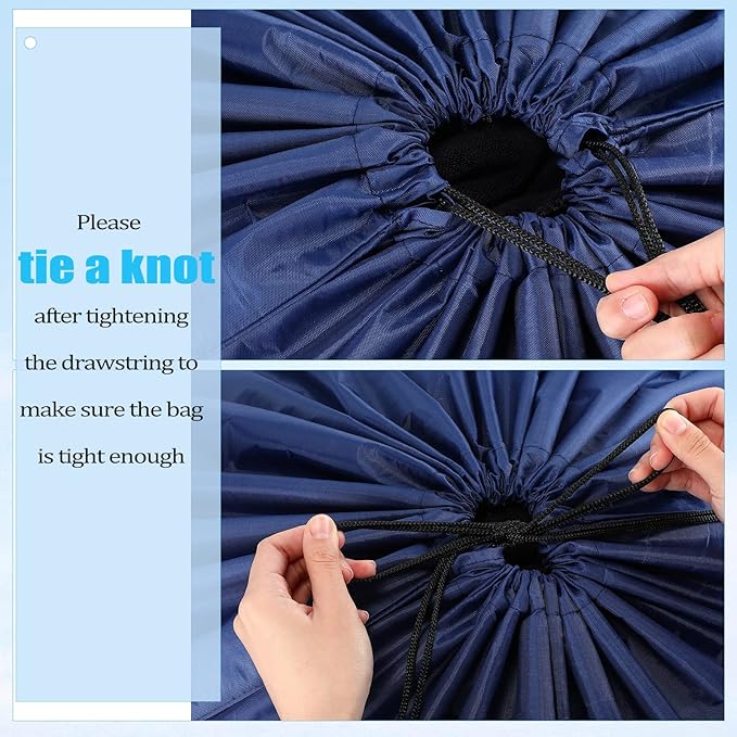 6 Pcs 43 x 55 Inch Extra Large Laundry Bag Washable Travel Laundry Bags with Drawstring Lock Closure Heavy Duty for Dirty Clothes Camping Tent Blankets Yarn Fabric Storage, Assorted Colors