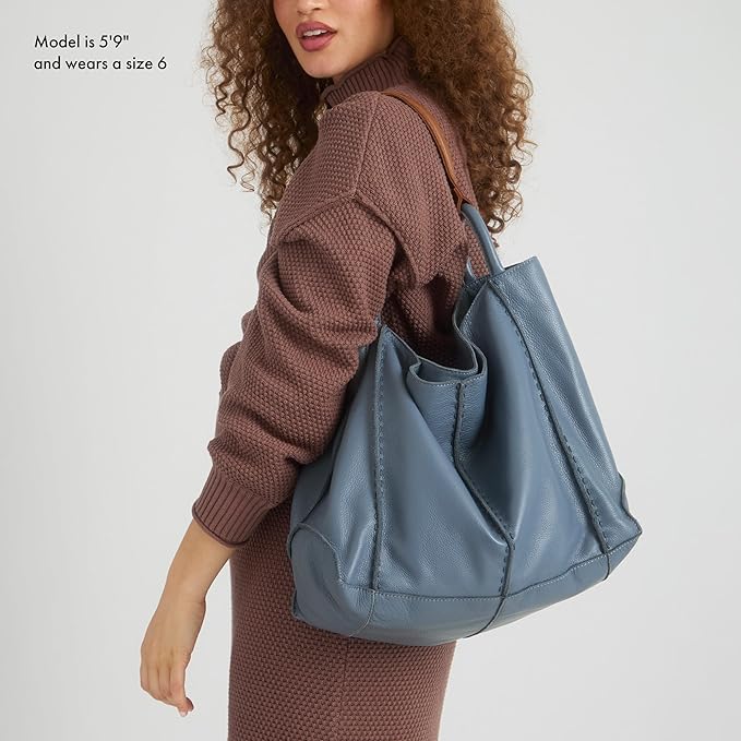 The Sak Los Feliz Large Tote Bag - Woman's Purse For Everyday, Travel, Beach Bag - Roomy Handbag With Shoulder Bag Strap