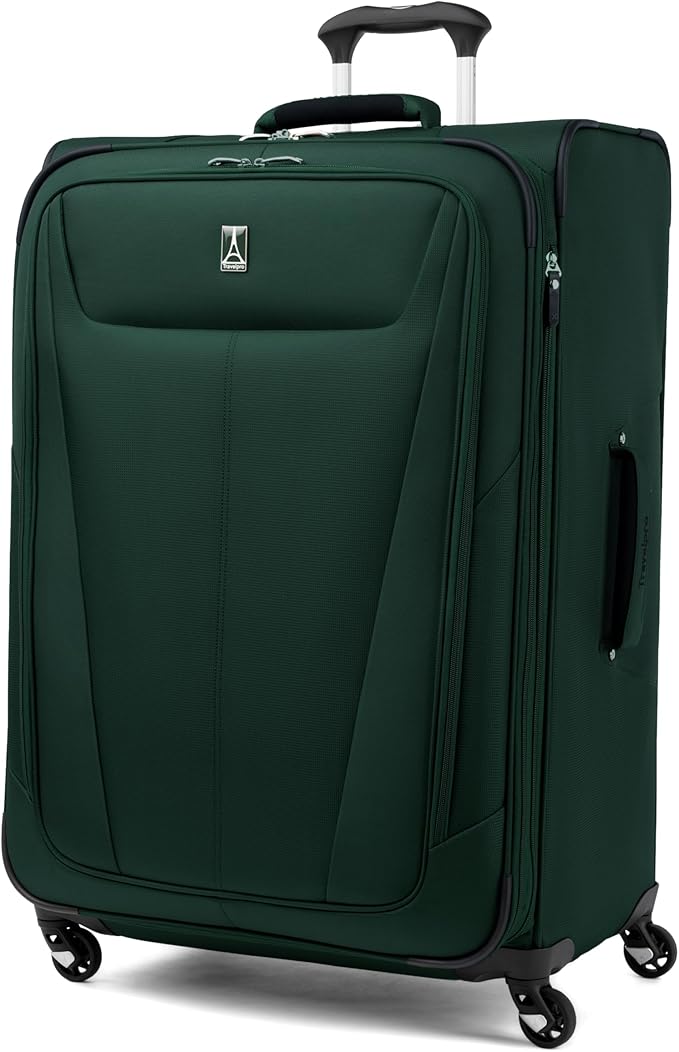 Travelpro Maxlite 5 Softside Expandable Checked Luggage with Spinner Wheels, Lightweight, 29-Inch — Forest Green