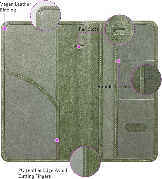 CoBak Car Registration and Insurance Holder - Vehicle Glove Box Car Organizer,Auto Truck Comparment Accessories Case with Magnetic Closure for Driver License,Cards