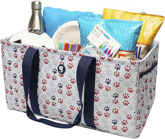 geckobrands Large Utility Tote - Durable Multipurpose Bag for Beach, Travel, Shopping & Outdoor Activities