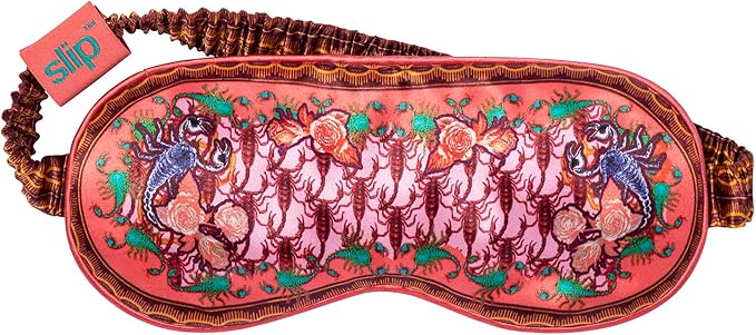 slip Pure Silk Sleep Mask - 100% Pure 22 Momme Mulberry Silk Eye Mask - Comfortable Sleeping Mask with Elastic Band, Zodiac Collection: Scorpio