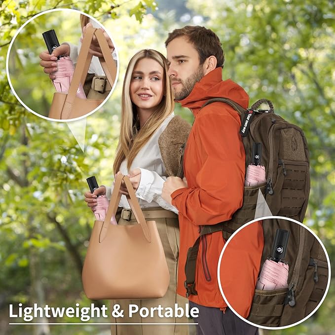 Seniny Windproof Travel Umbrella, Automatic Umbrellas for Rain, Portable & Compact Umbrellas for Backpack, Strong UV for Protection, Folding Small Sun Umbrella for Car, Walking