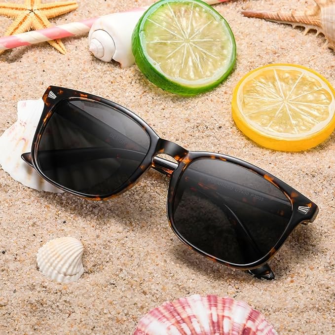 DUSHINE Polarized Sunglasses for Women Classic Retro Style UV400 Protection