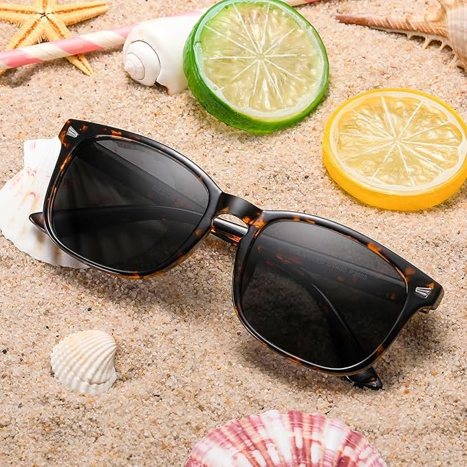 DUSHINE Polarized Sunglasses for Women Classic Retro Style UV400 Protection