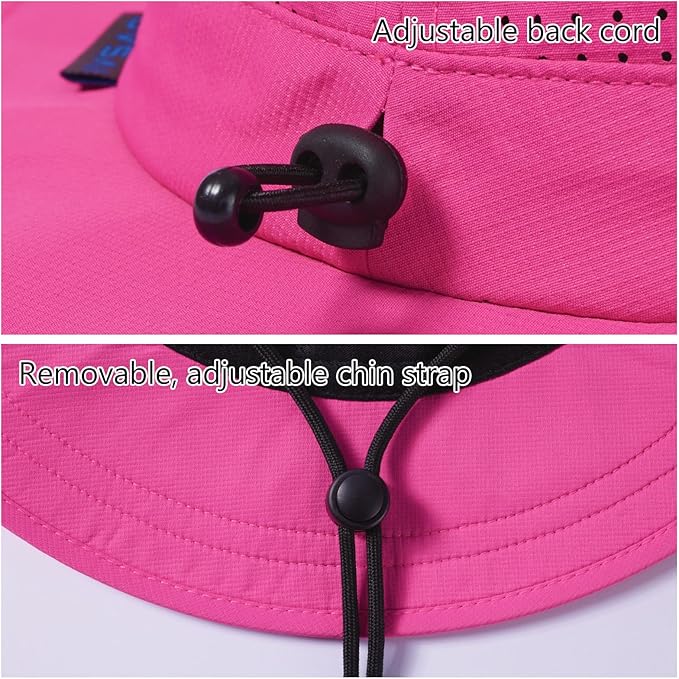 UPF 50+ Bucket Sun Hat with Laser Perforated Mesh Cooling Adjustable Breathable Lightweight for Outdoor Men Women