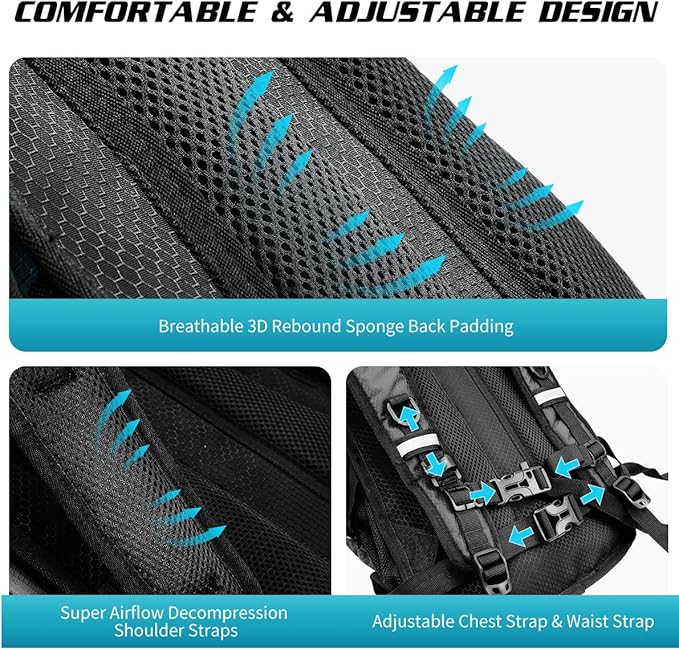 Hydration Backpack with 3L Water Bladder, Insulated Running Hydration Pack Hydropack, Lightweight Water Backpack for Hiking Cycling Camping Biking for Men Women