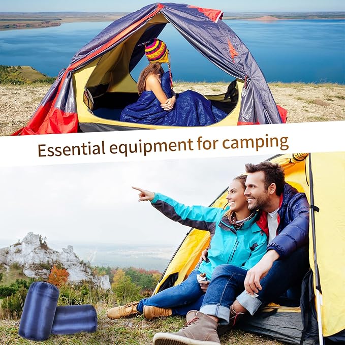 VitalCozy 24 Pcs Sleeping Bags for Adults Bulk Lightweight Waterproof Backpacking Camping Sleeping Bag with Compression Sack, Portable Compact for Winter Hiking Outdoor Camping Essential